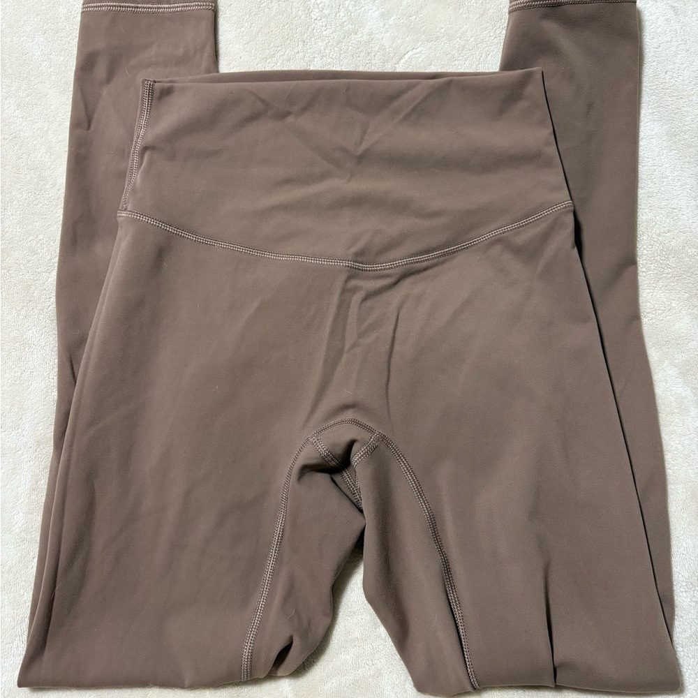 Brown High-Waisted Leggings